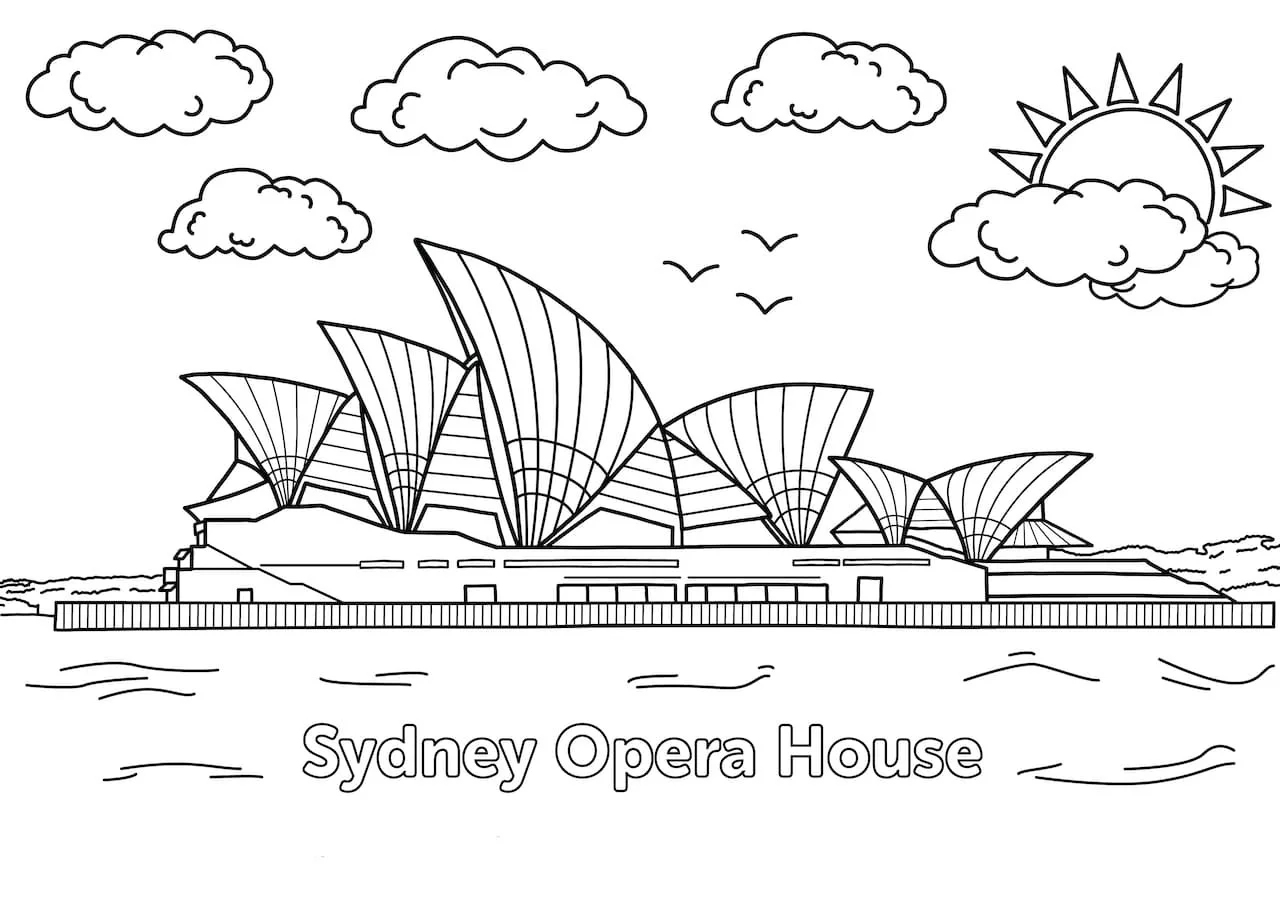 Australia Coloring Pages