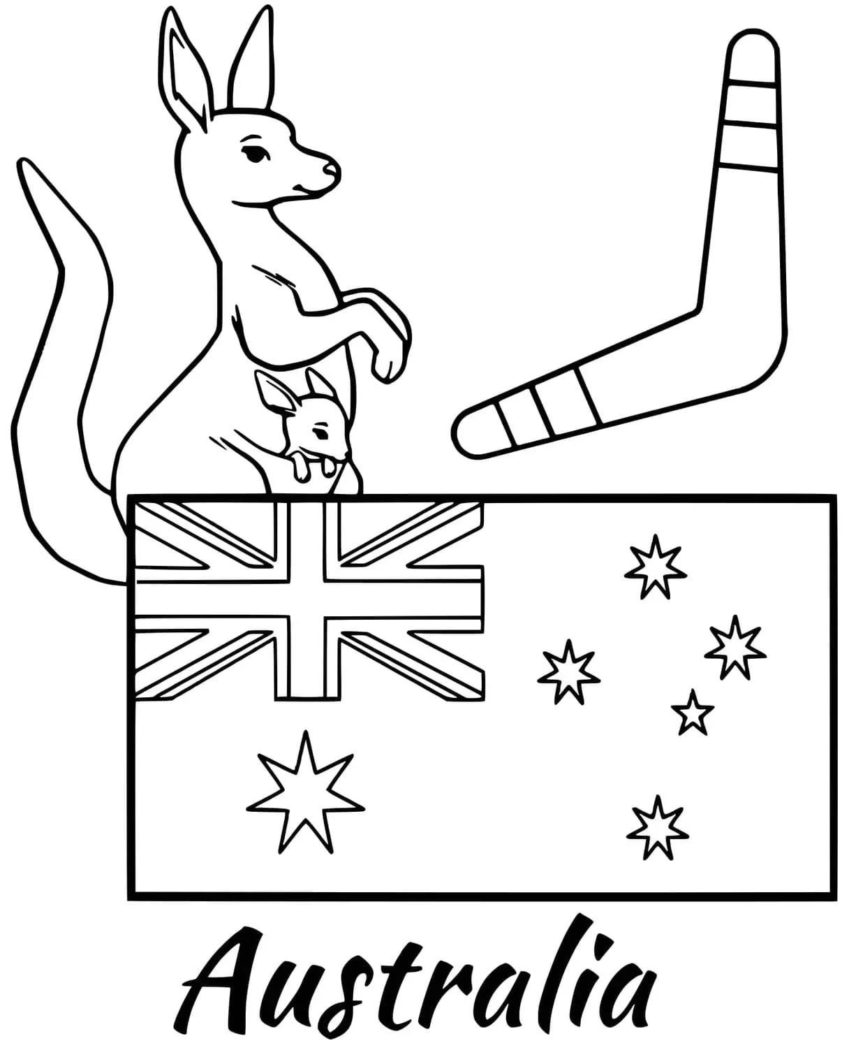 Australia Coloring Pages