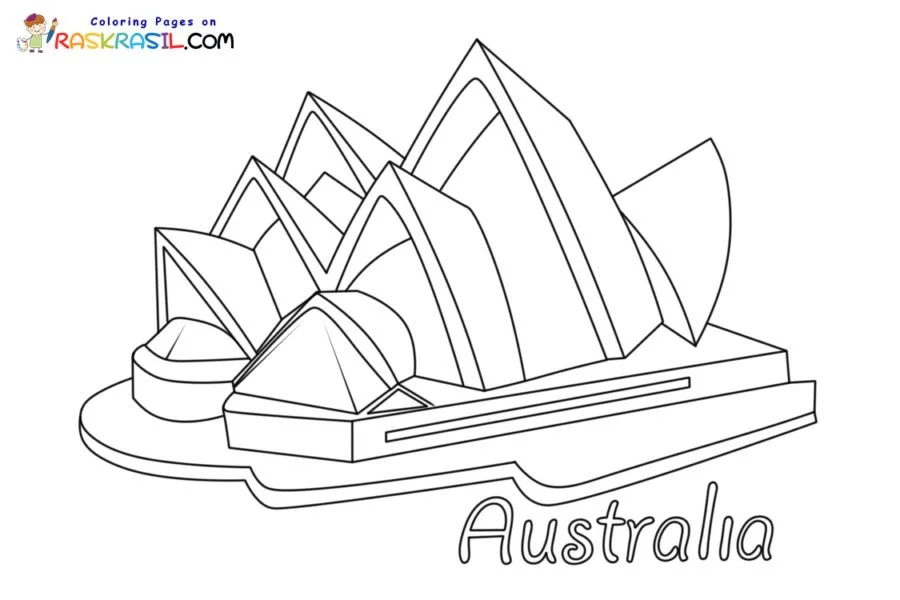 Australia Coloring Pages