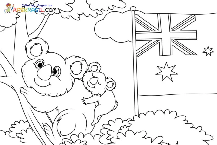 Australia Coloring Pages