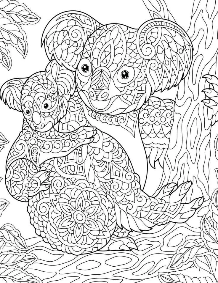 Australian Animals Coloring Pages