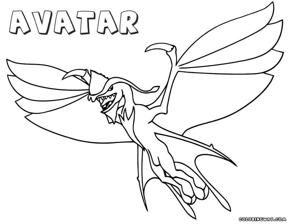 Avatar 2 The Way of Water Coloring Pages