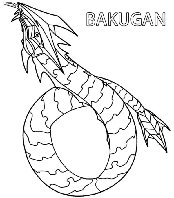 Bakugan Coloring Pages