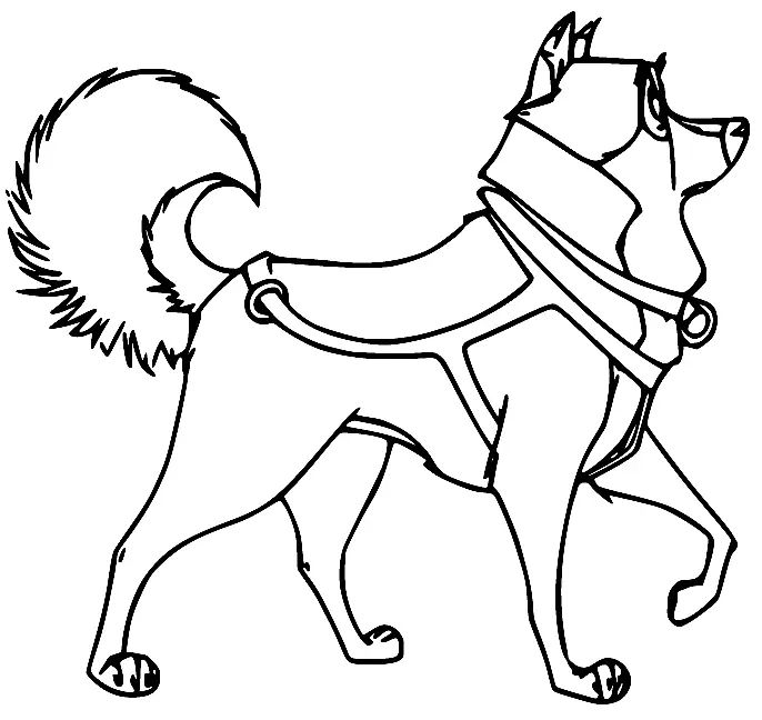 Balto Coloring Pages