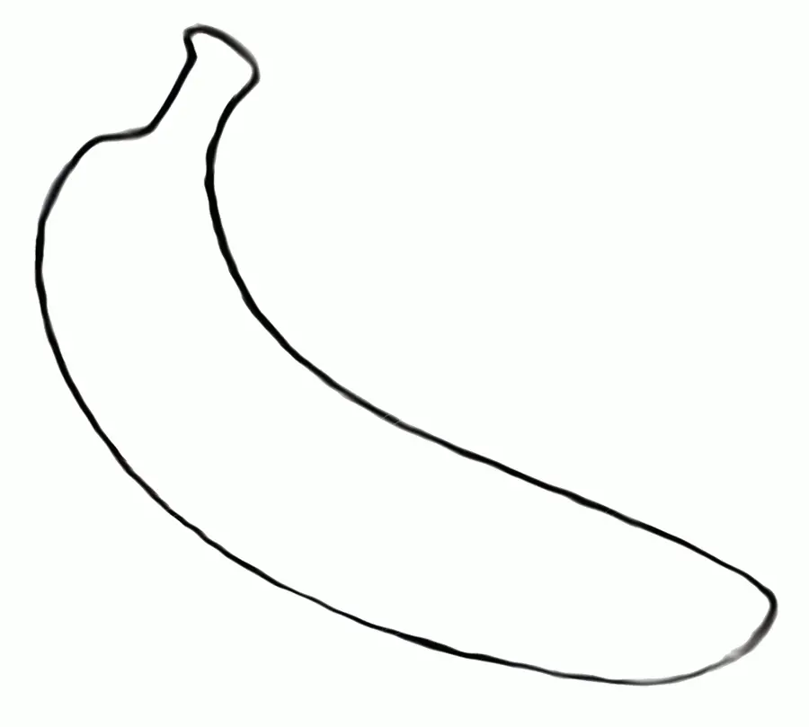 Banana Coloring Pages