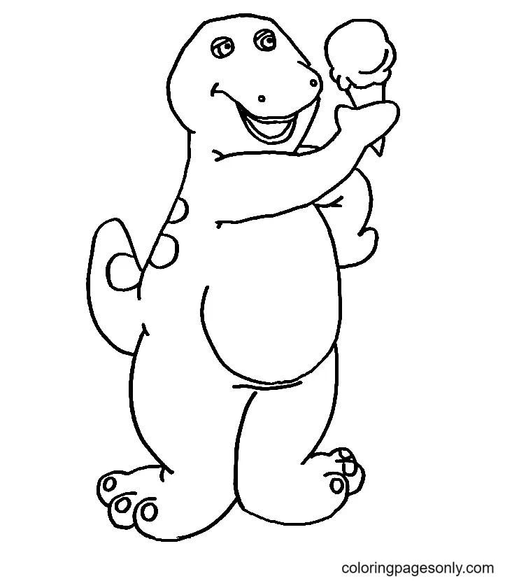 Barney and Friends Coloring Pages