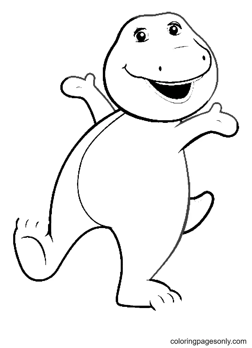Barney and Friends Coloring Pages