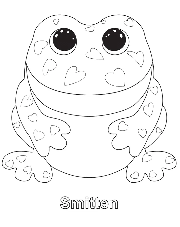 Beanie Boos Coloring Pages