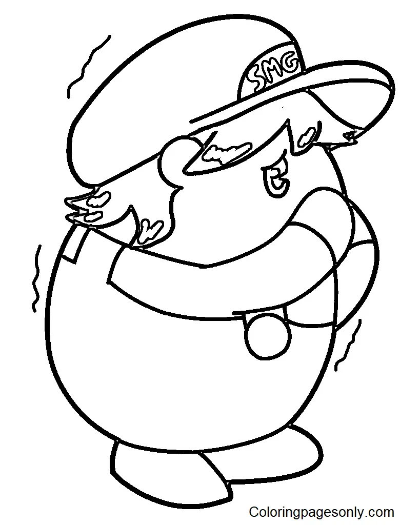 Beeg SMG4 Coloring Pages