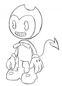 Bendy Coloring Pages