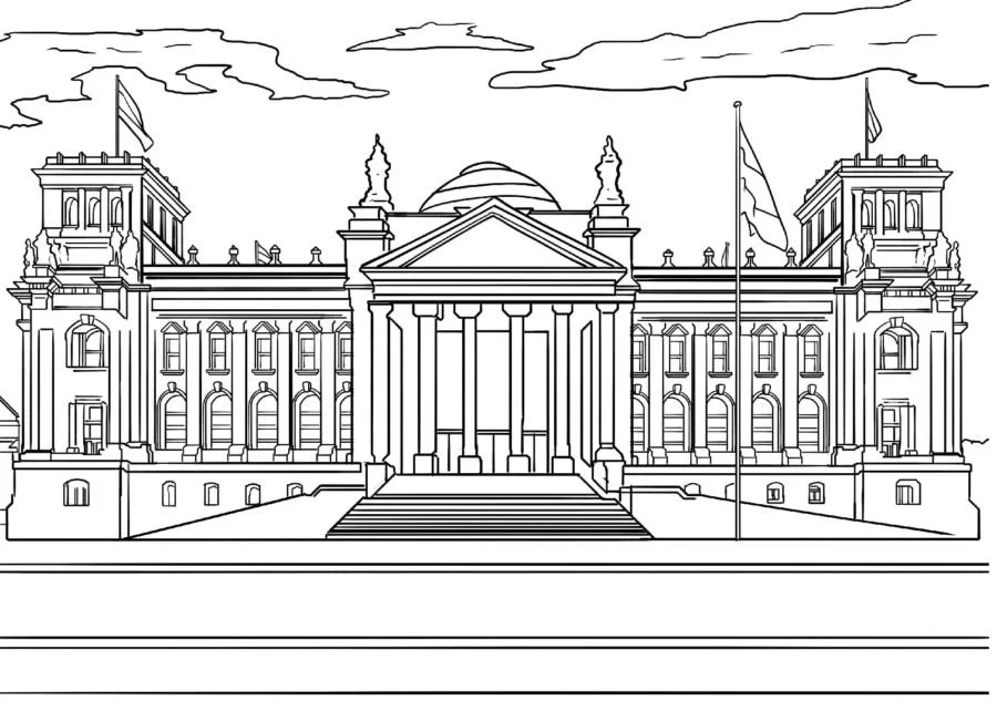 Berlin Coloring Pages