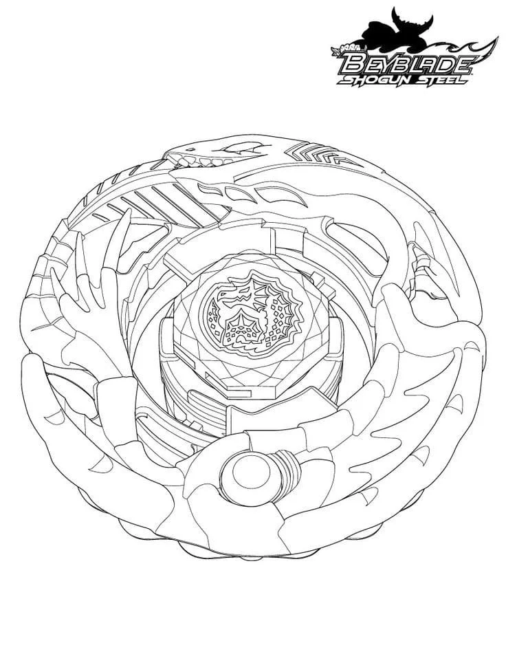 Beyblade Coloring Pages