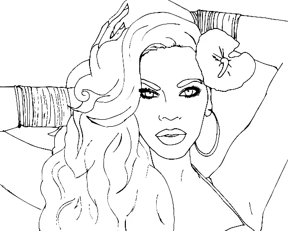 Beyonce Coloring Pages — Coloring Pages to Print