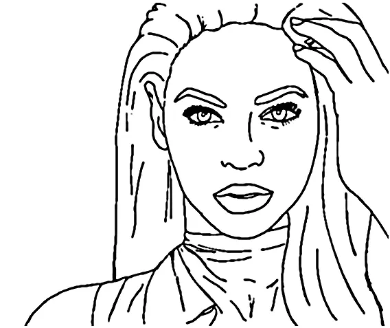 Beyonce Coloring Pages — Coloring Pages to Print