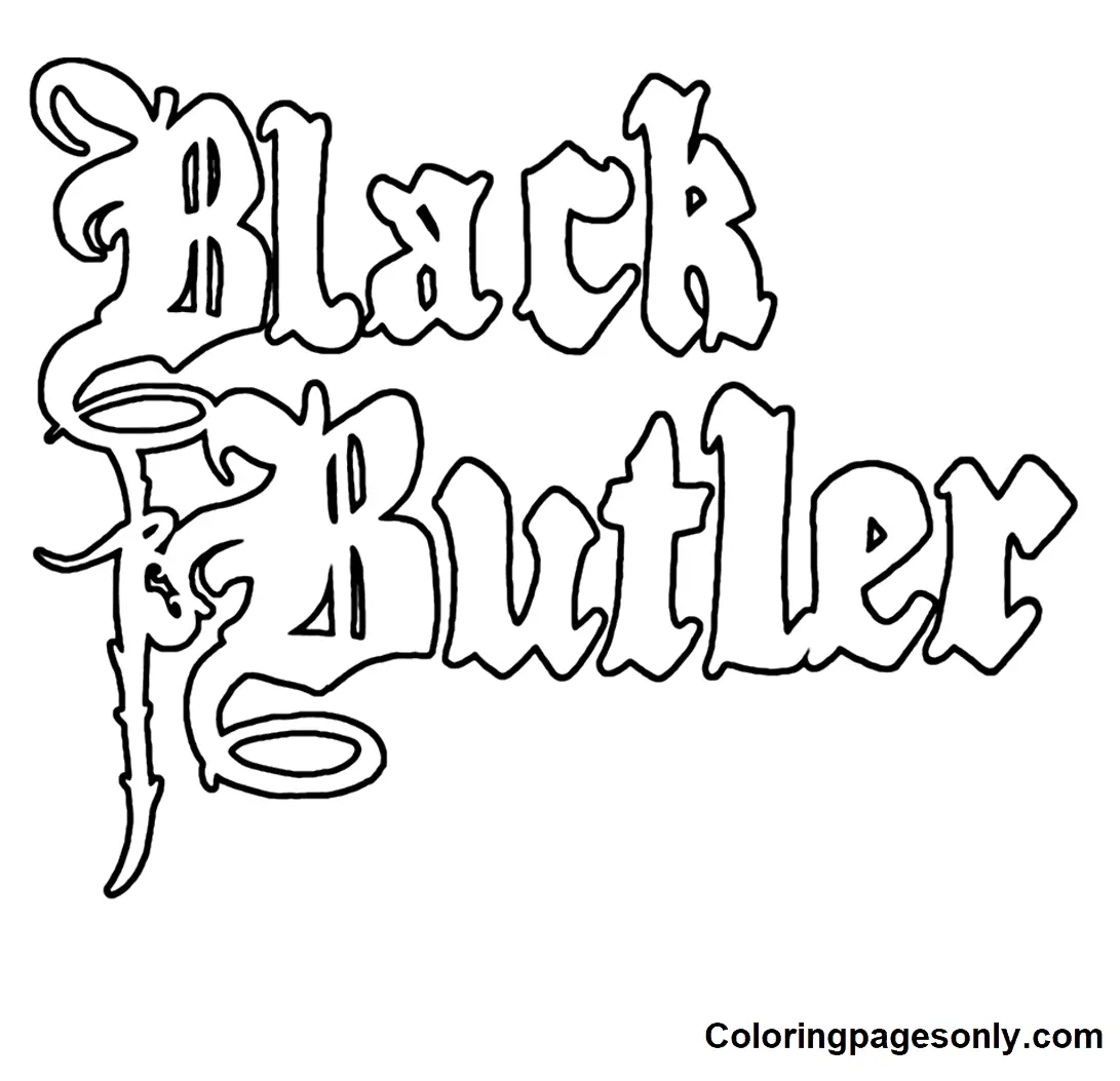 Black Butler Coloring Pages