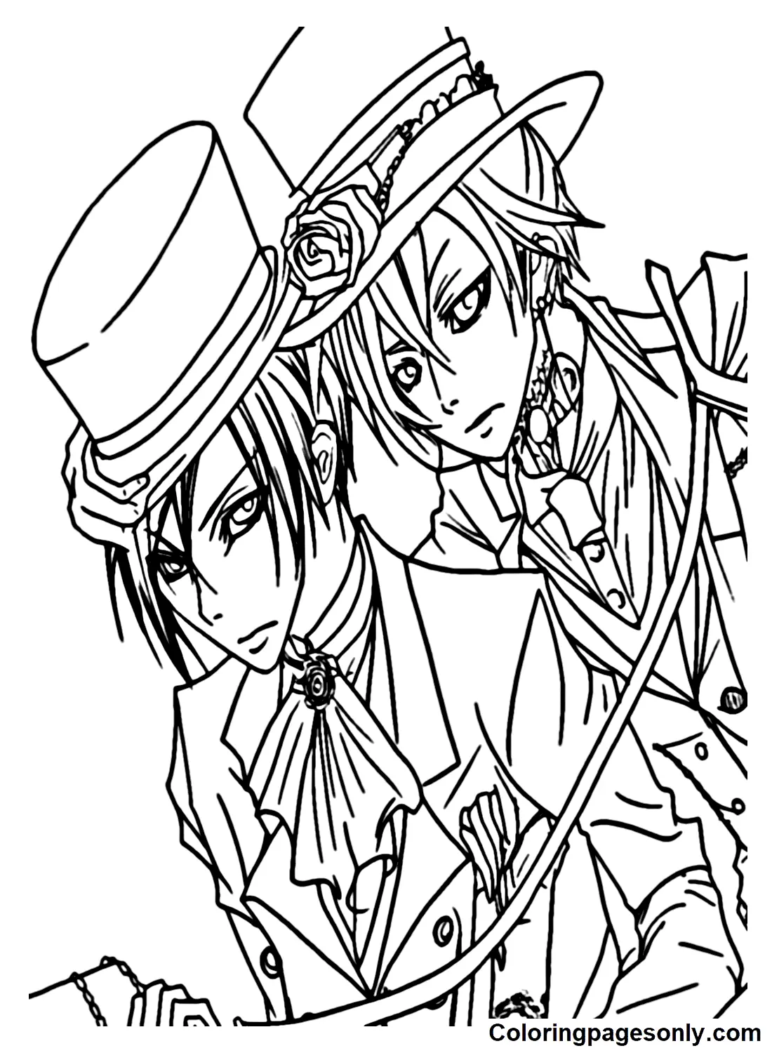 Black Butler Coloring Pages