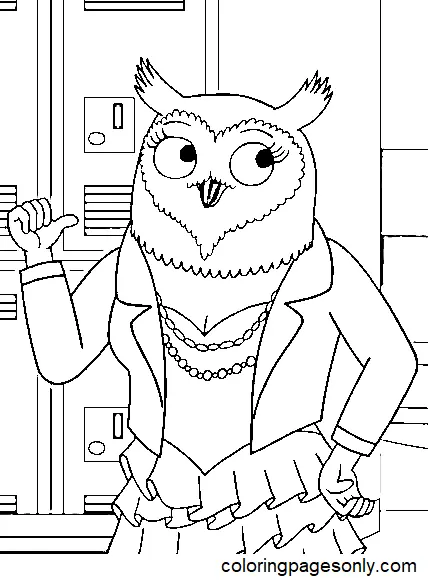 Bojack Horseman Coloring Pages