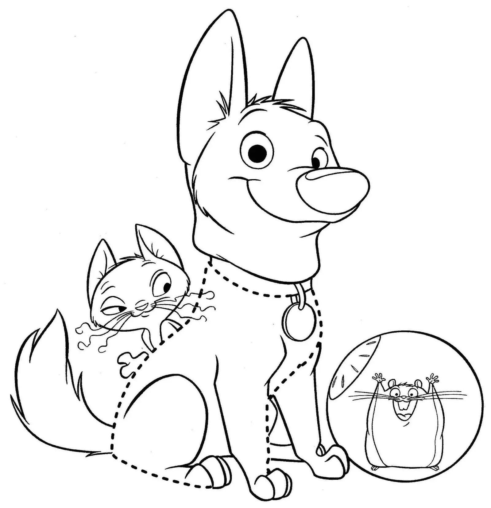 Bolt Coloring Pages