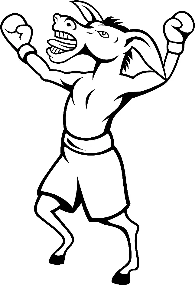 Boxing Coloring Pages