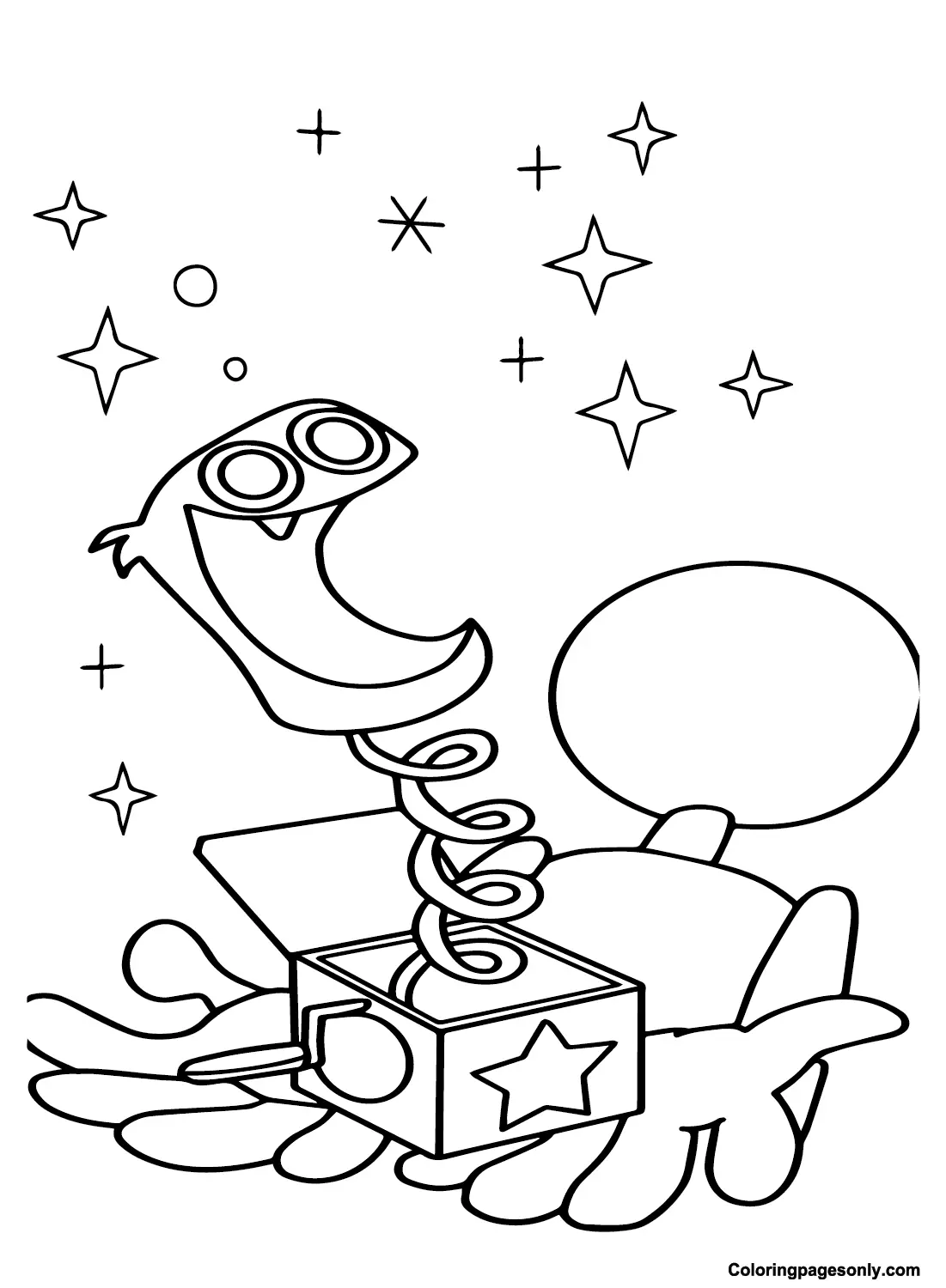 Boxy Boo Coloring Pages