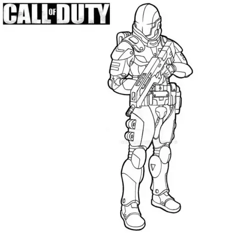 Call of Duty Coloring Pages