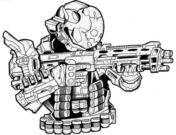 Call of Duty Coloring Pages