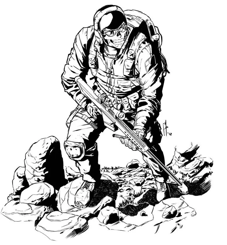 Call of Duty Coloring Pages