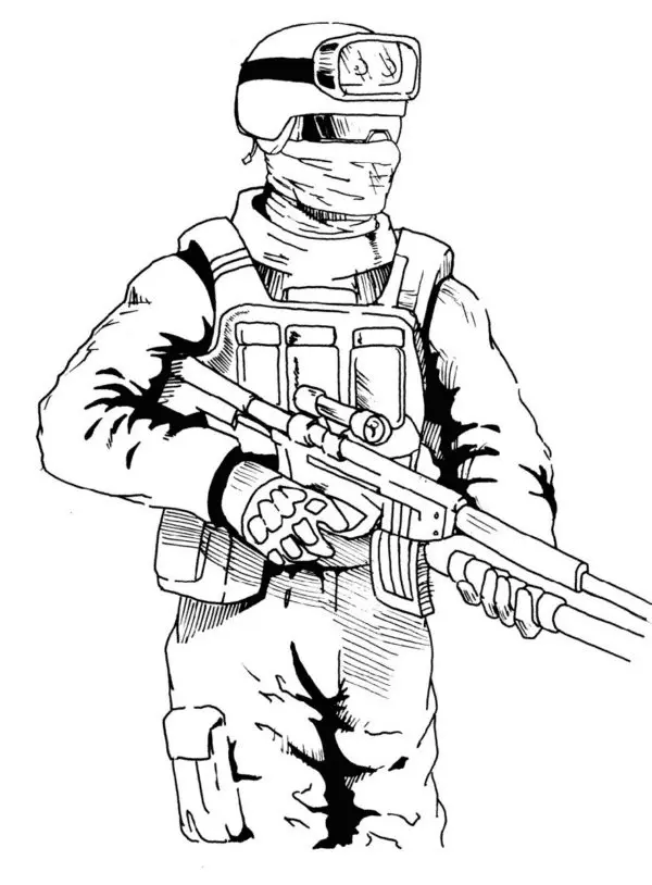 Call of Duty Coloring Pages