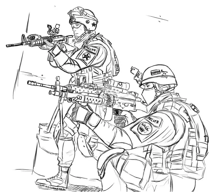 Call of Duty Coloring Pages