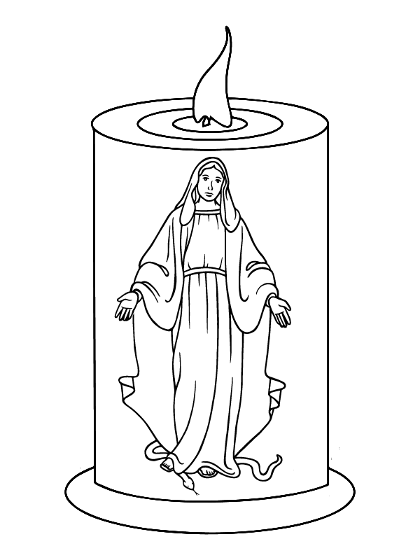 Candlemas Day Coloring Pages