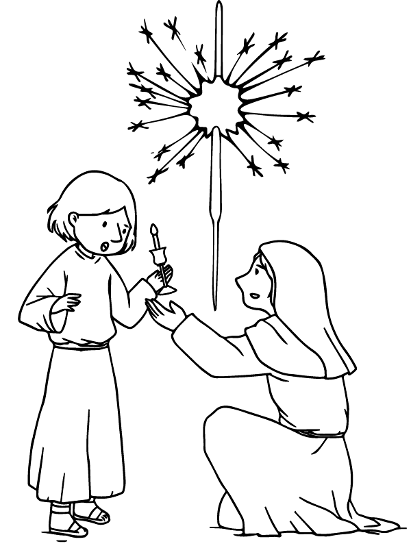 Candlemas Day Coloring Pages