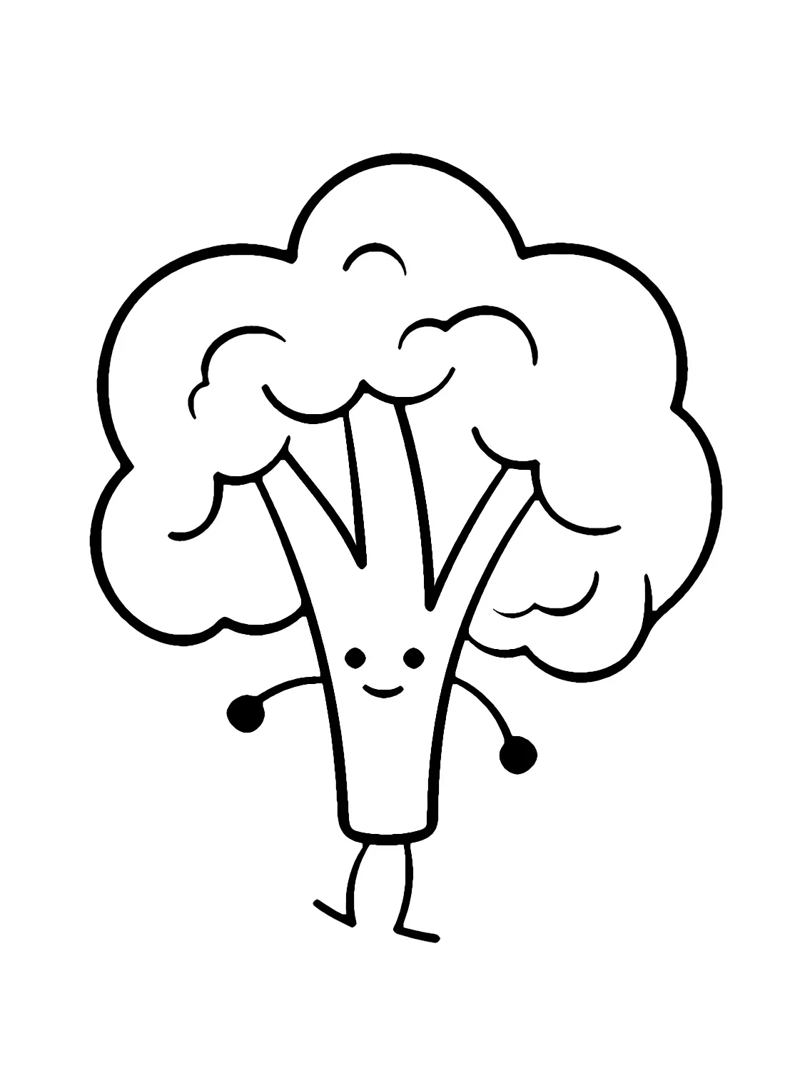 Cauliflower Coloring Pages