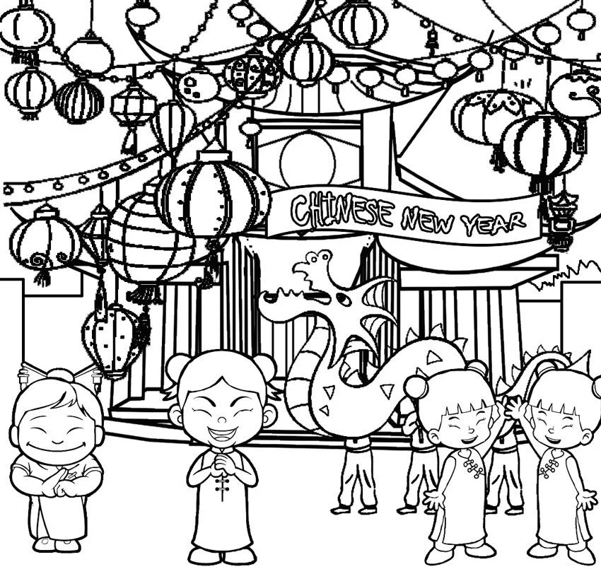 Celebration Coloring Pages