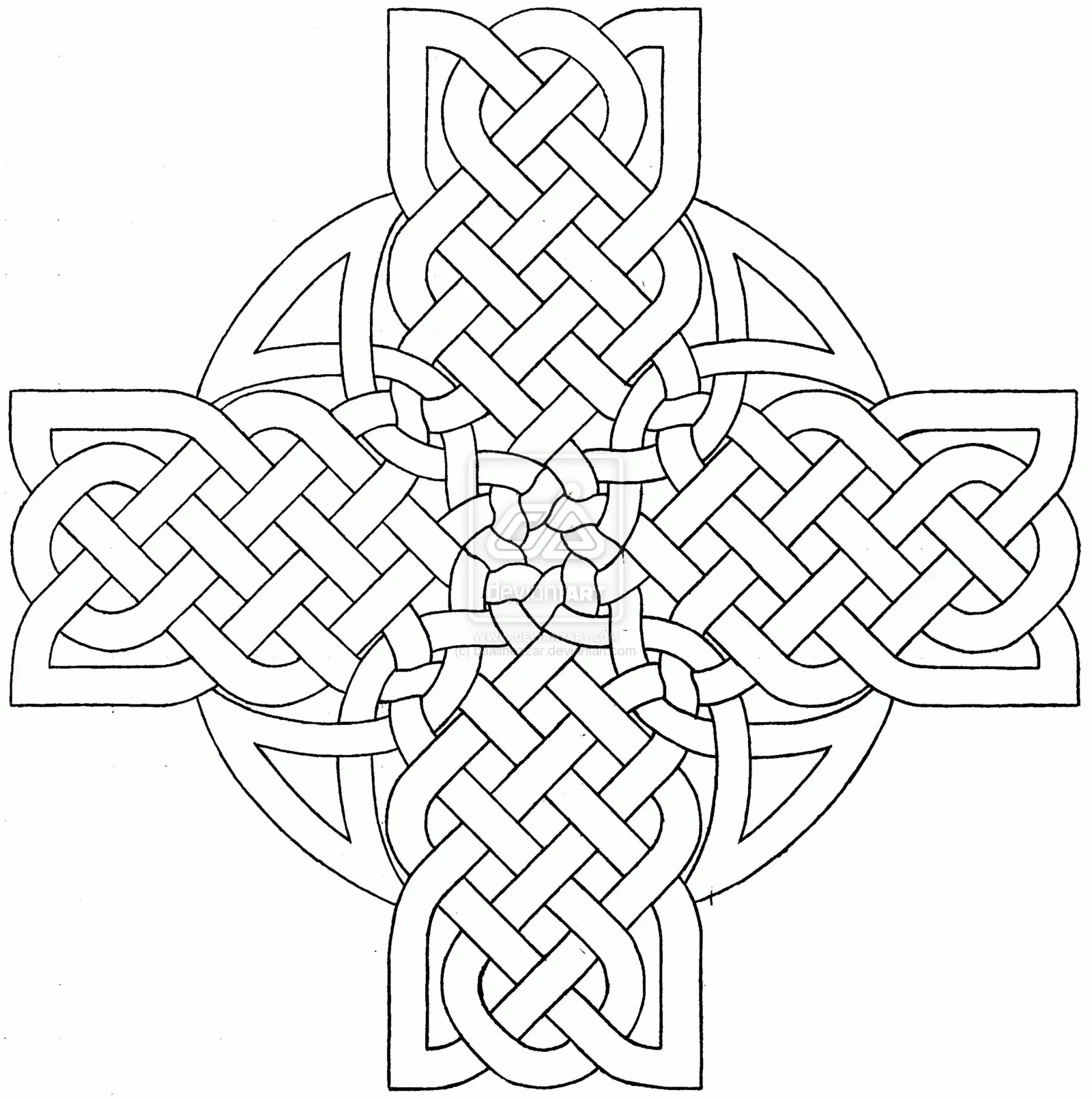 Celtic Knot Coloring Pages