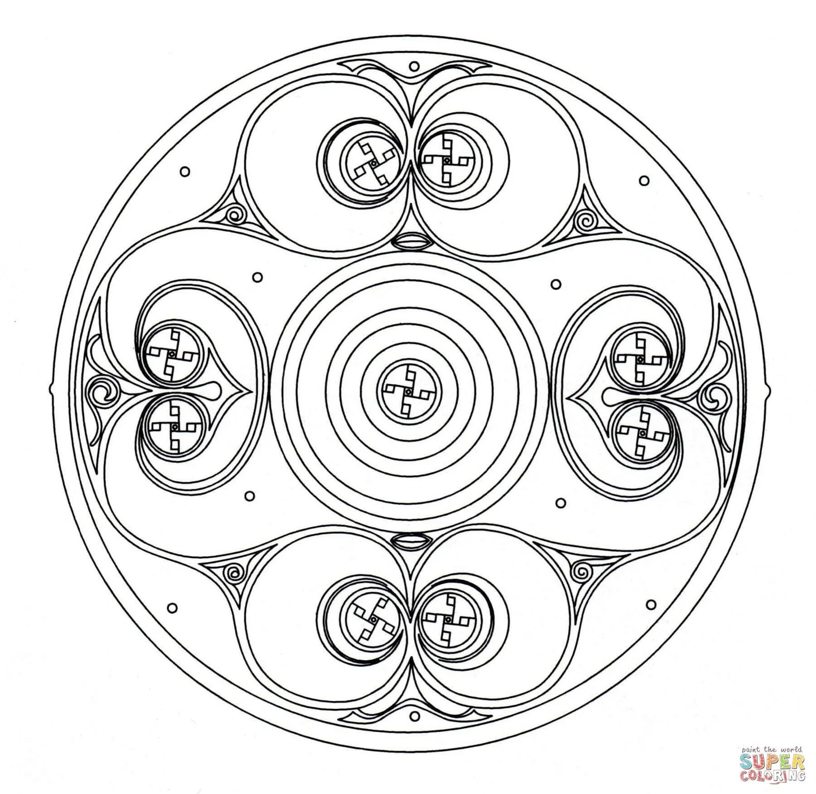 Celtic Knot Coloring Pages