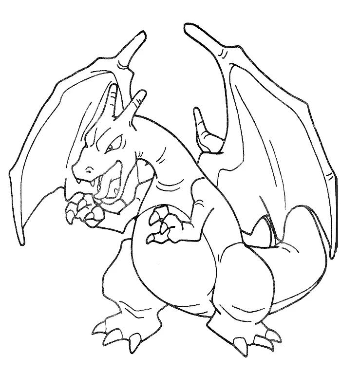 Charizard Coloring Pages