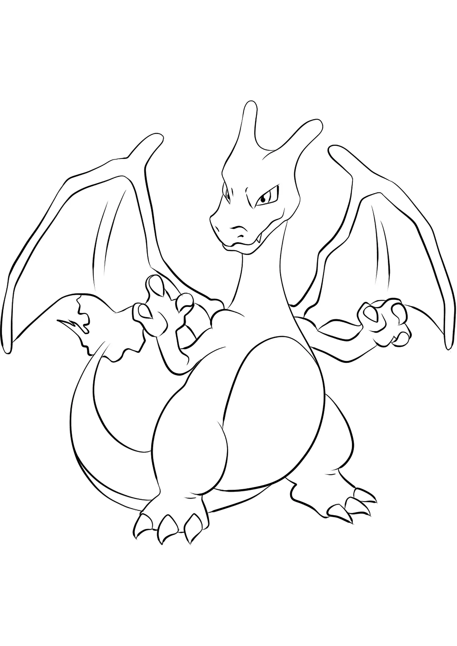 Charizard Coloring Pages