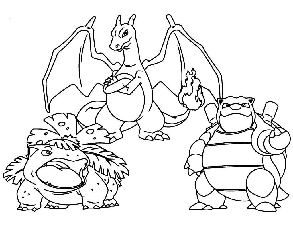 Charizard Coloring Pages