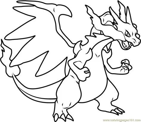 Charizard Coloring Pages