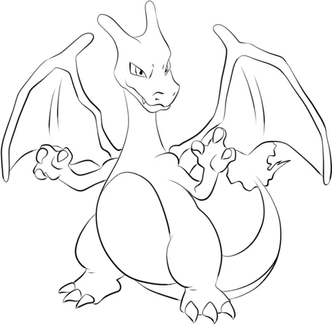 Charizard Coloring Pages