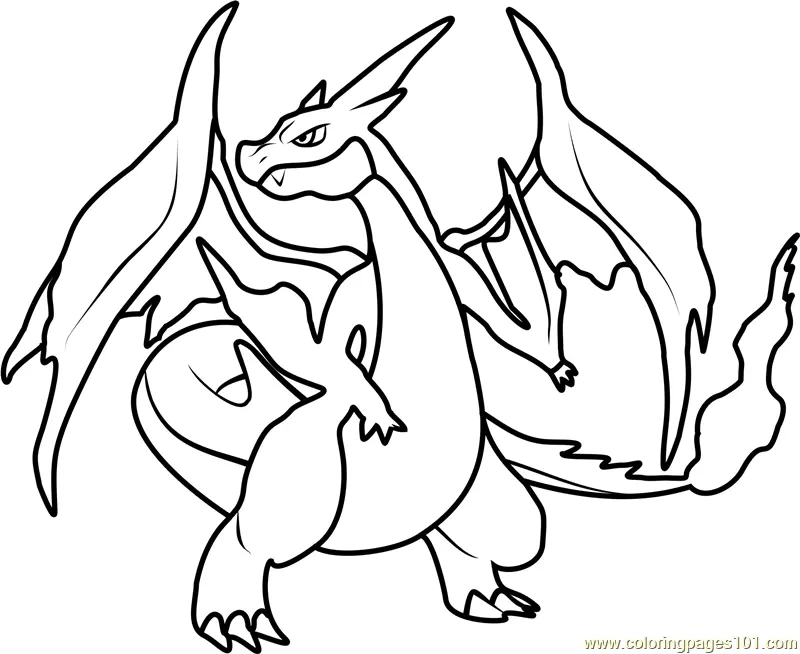 Charizard Coloring Pages