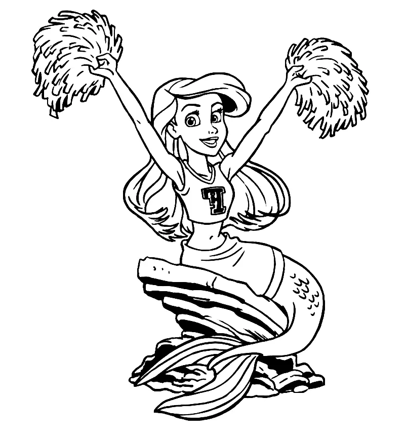 Cheerleading Coloring Pages