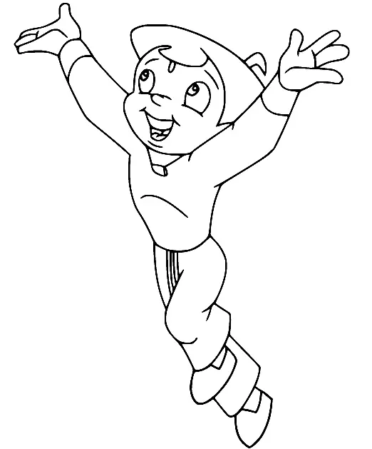 Chhota Bheem Coloring Pages