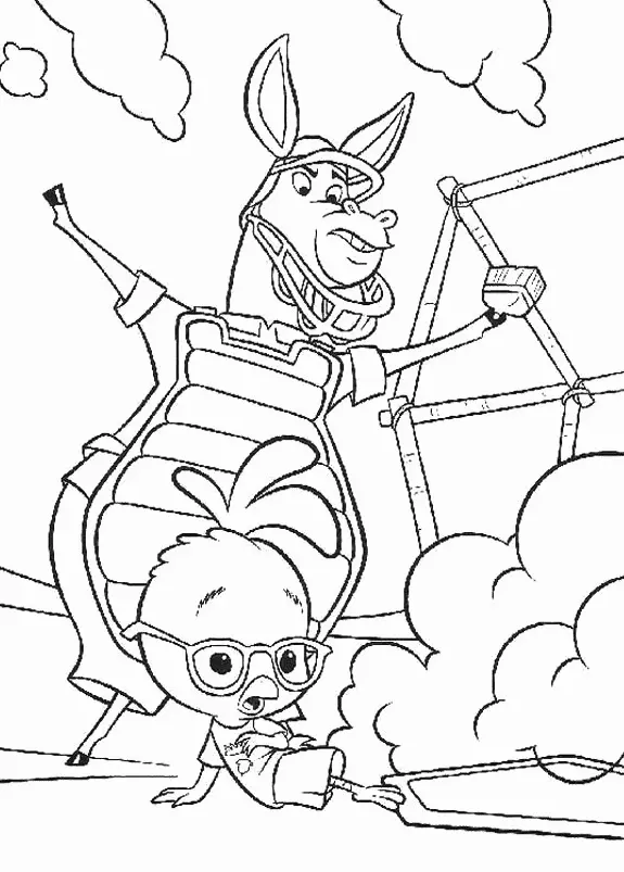 Chicken Little Coloring Pages