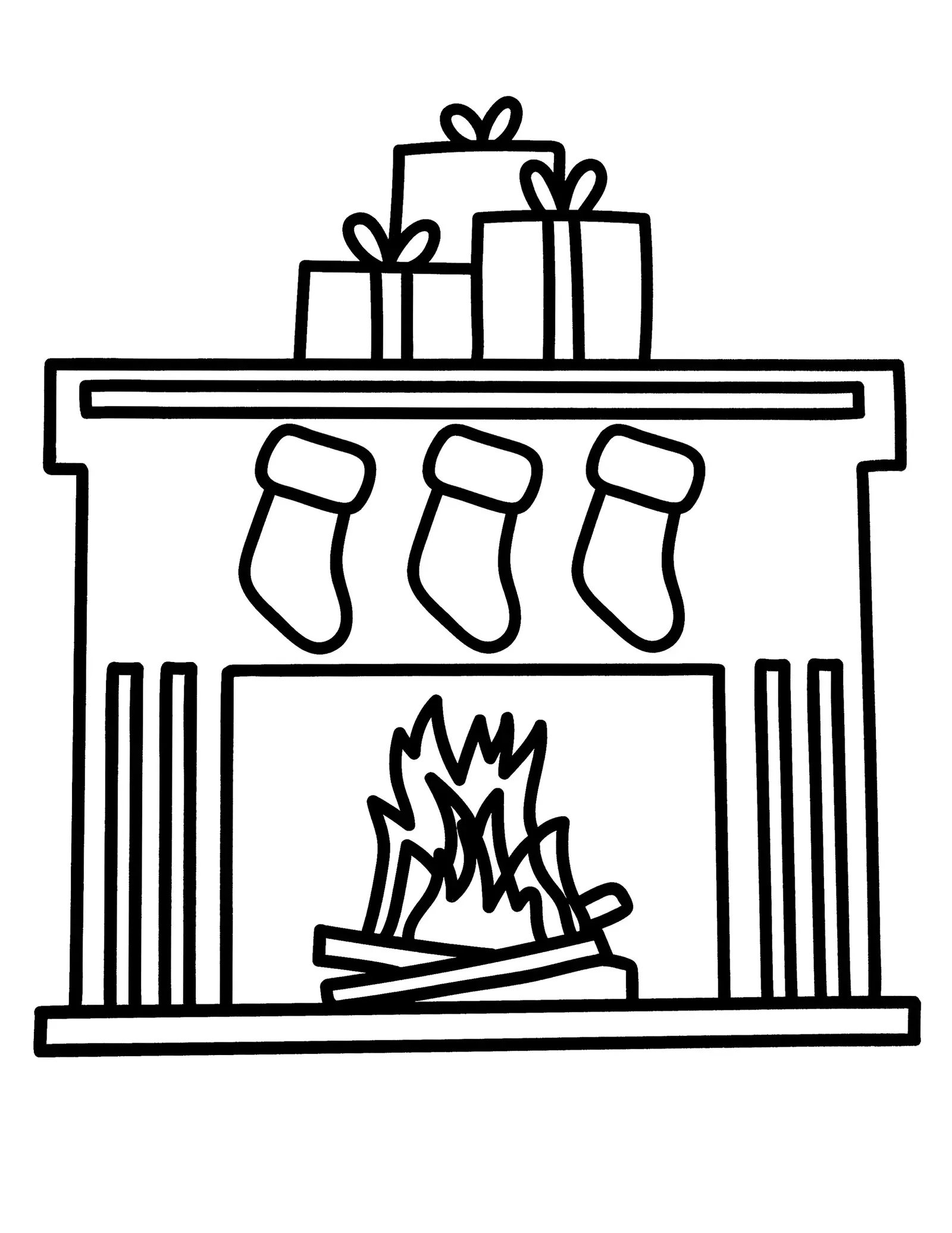 Chimney Coloring Pages