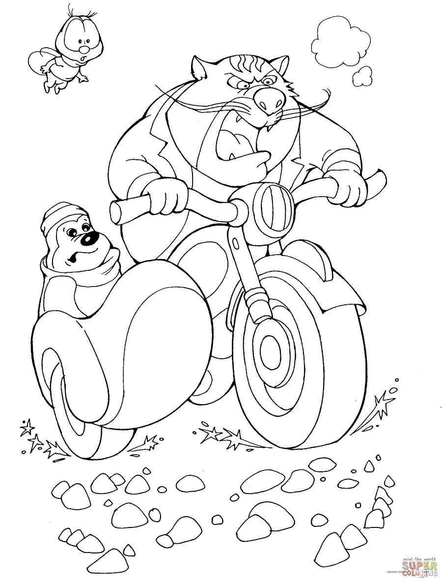 Chip and Dale Rescue Rangers Coloring Pages