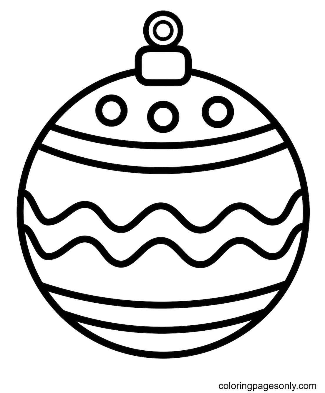 Christmas Balls Coloring Pages