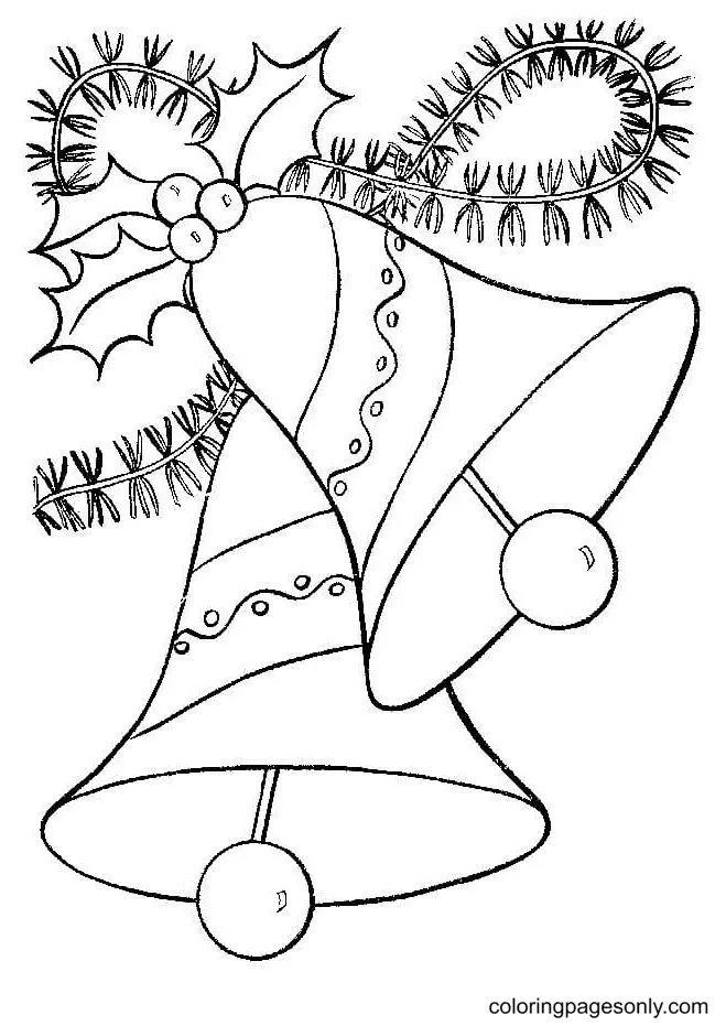 Christmas Bells Coloring Pages