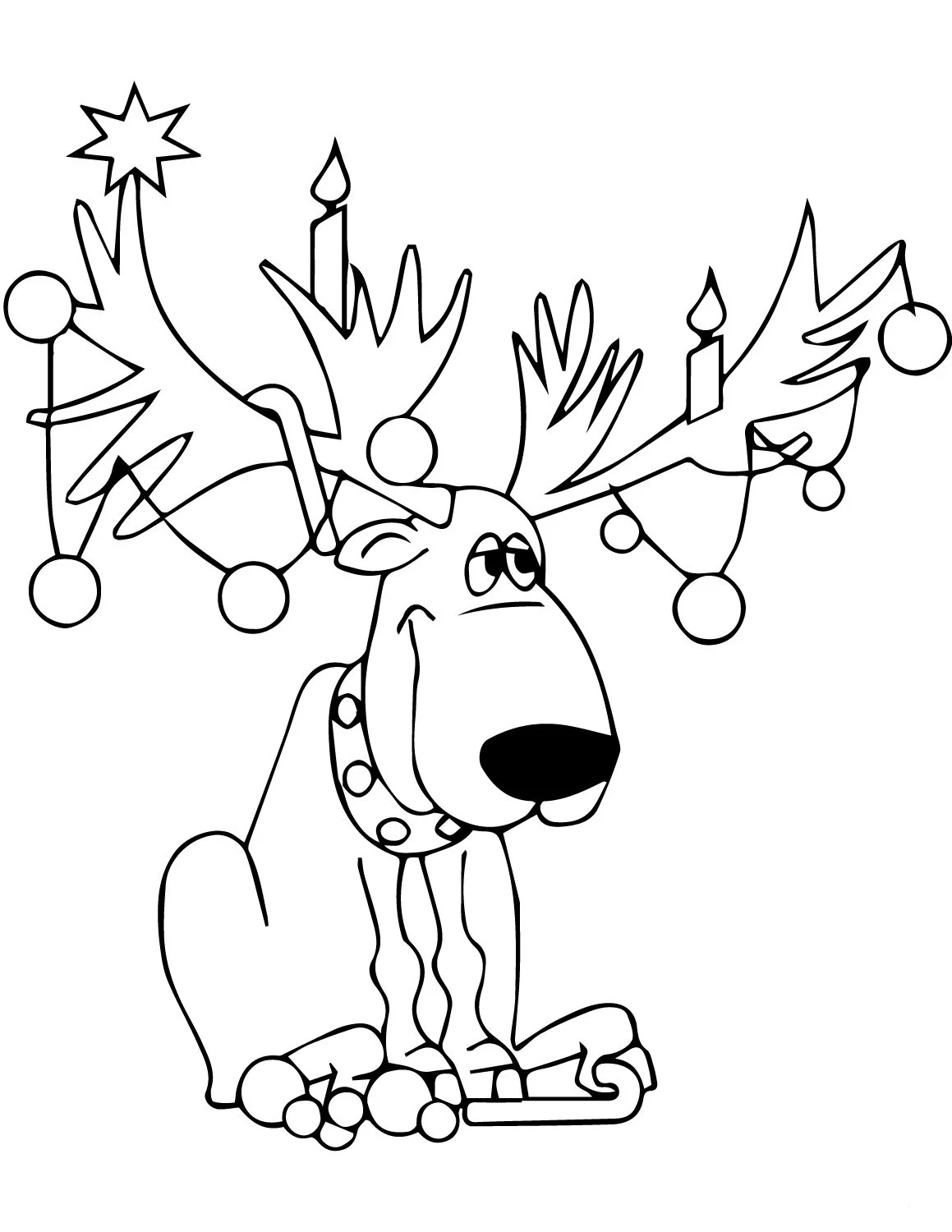 Christmas Lights Coloring Pages