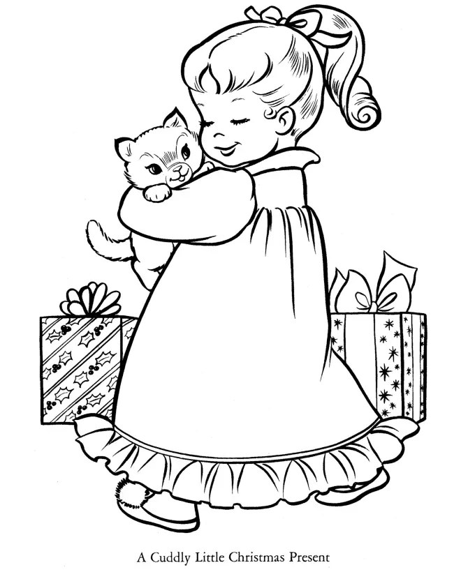 Christmas Present Coloring Pages